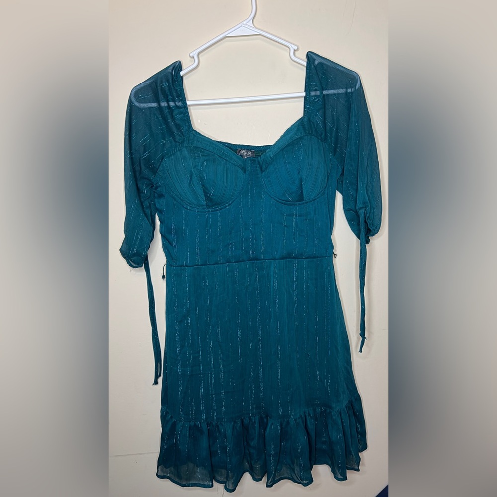 Lily Rose Teal Dress